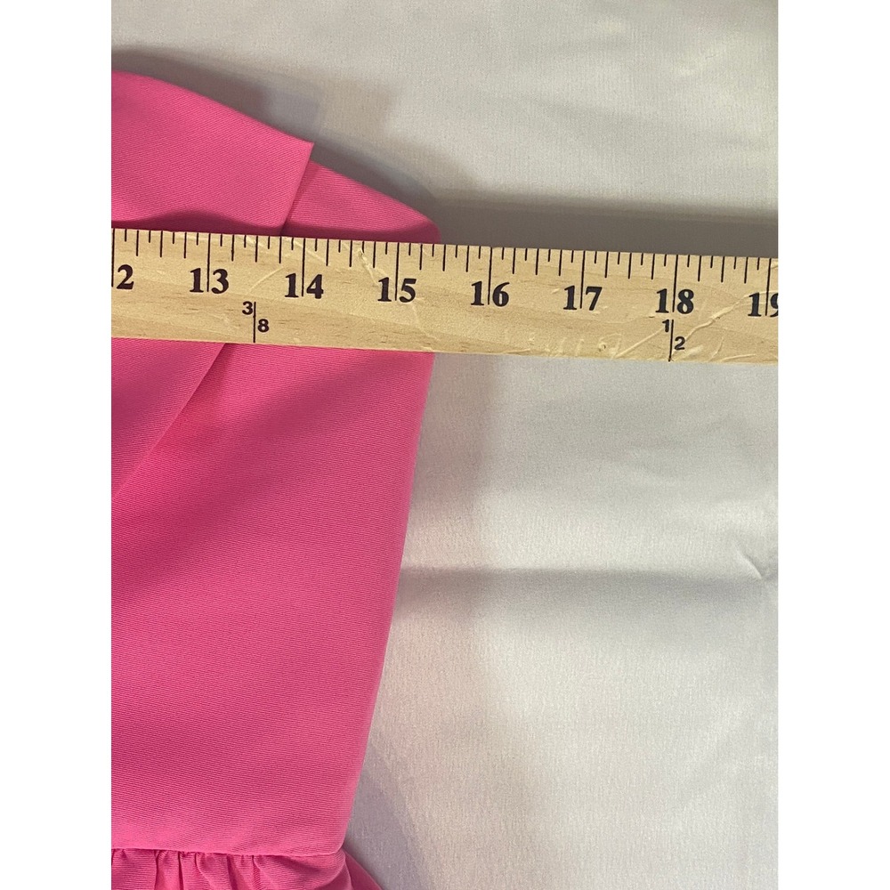 Sachin & Babi Isabeau Strapless Bow Front Ballgown Dress 6 NEW Shocking Pink - Picture 13 of 16